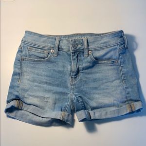 denim shorts